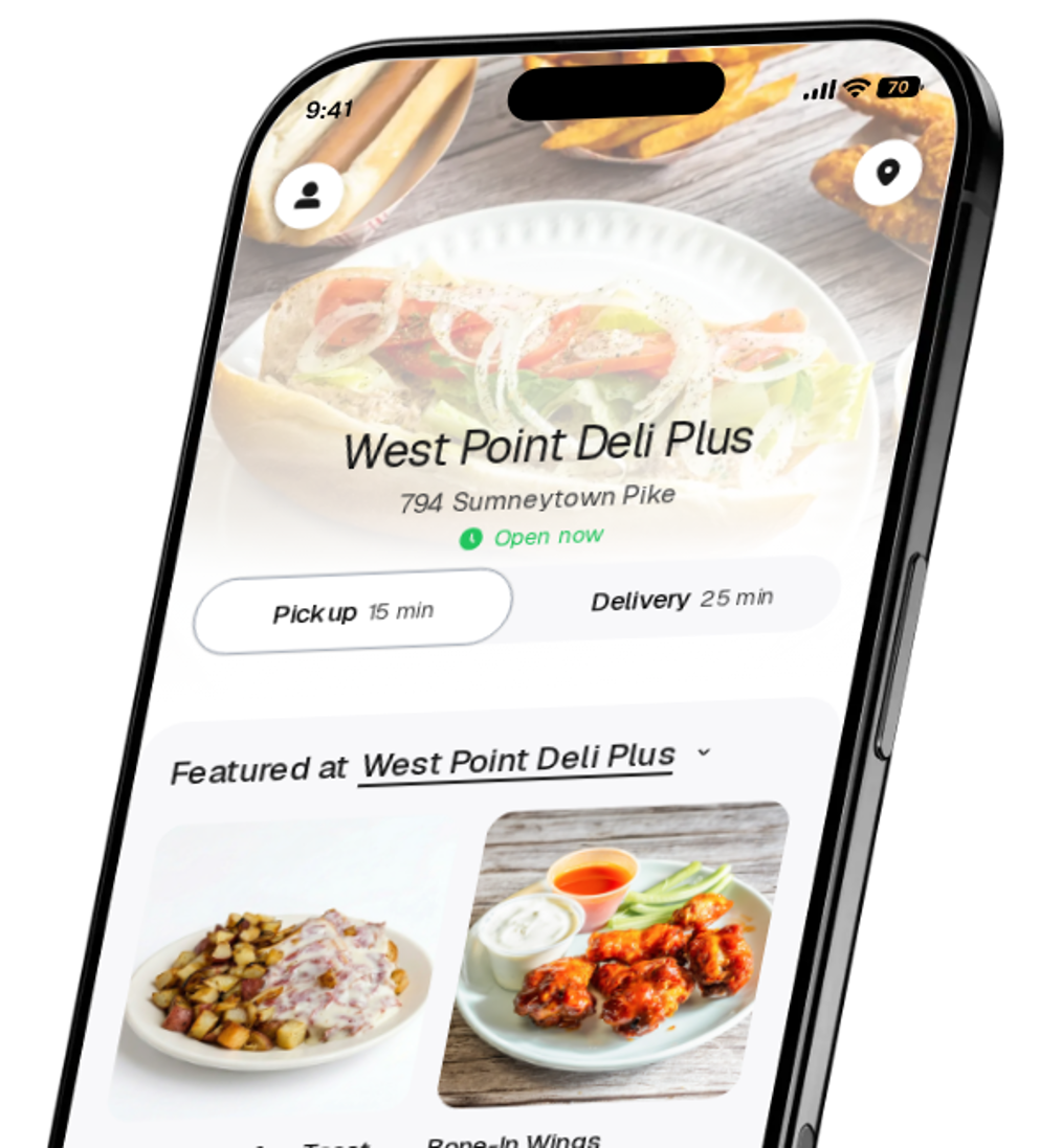 West Point Deli Plus app preview