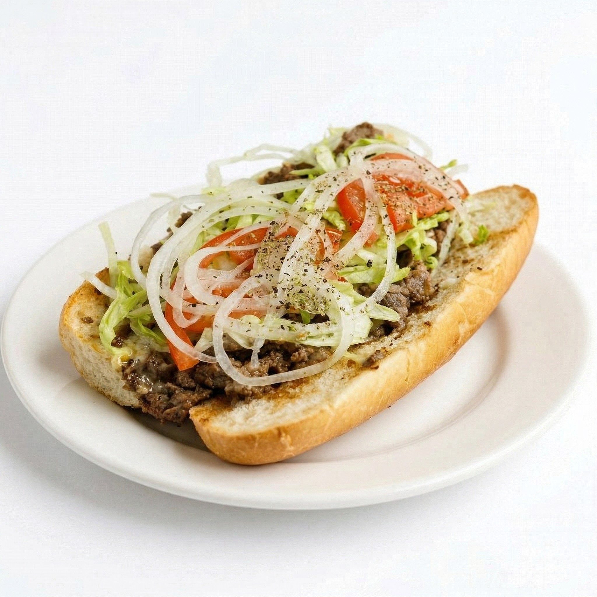 Weber Steak (Cheese Steak Hoagie).