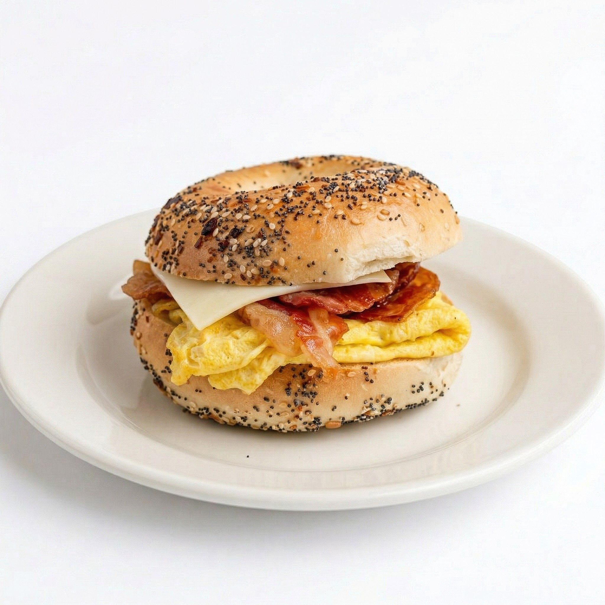 Egg & Meat with Cheese Sandwich.