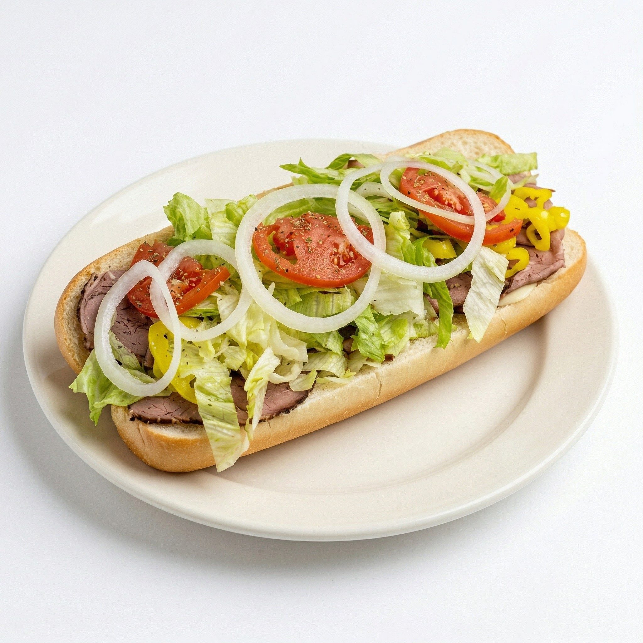 Roast Beef Hoagie.