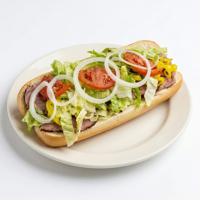 Roast Beef Hoagie.
