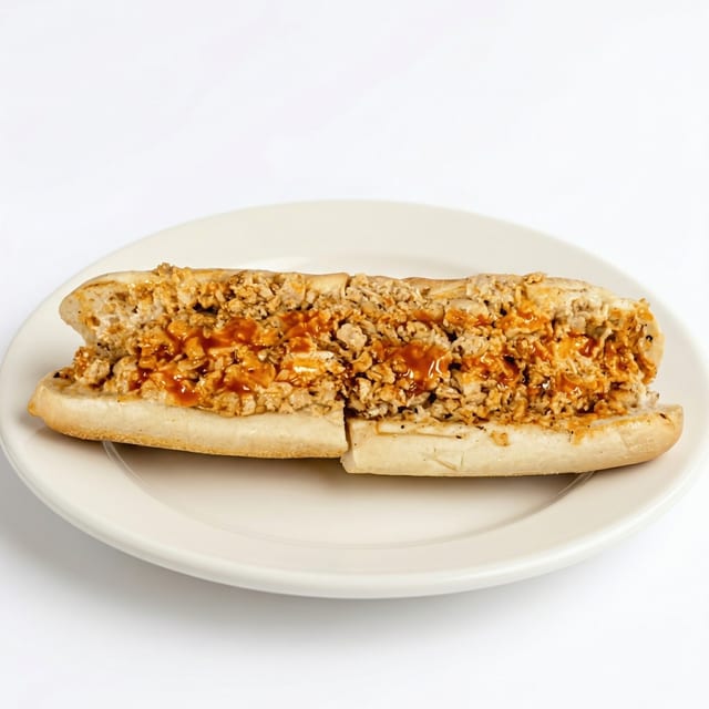 Buffalo Chicken Steak Sandwich.