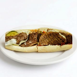 Cheeseburger Hoagie Sandwich