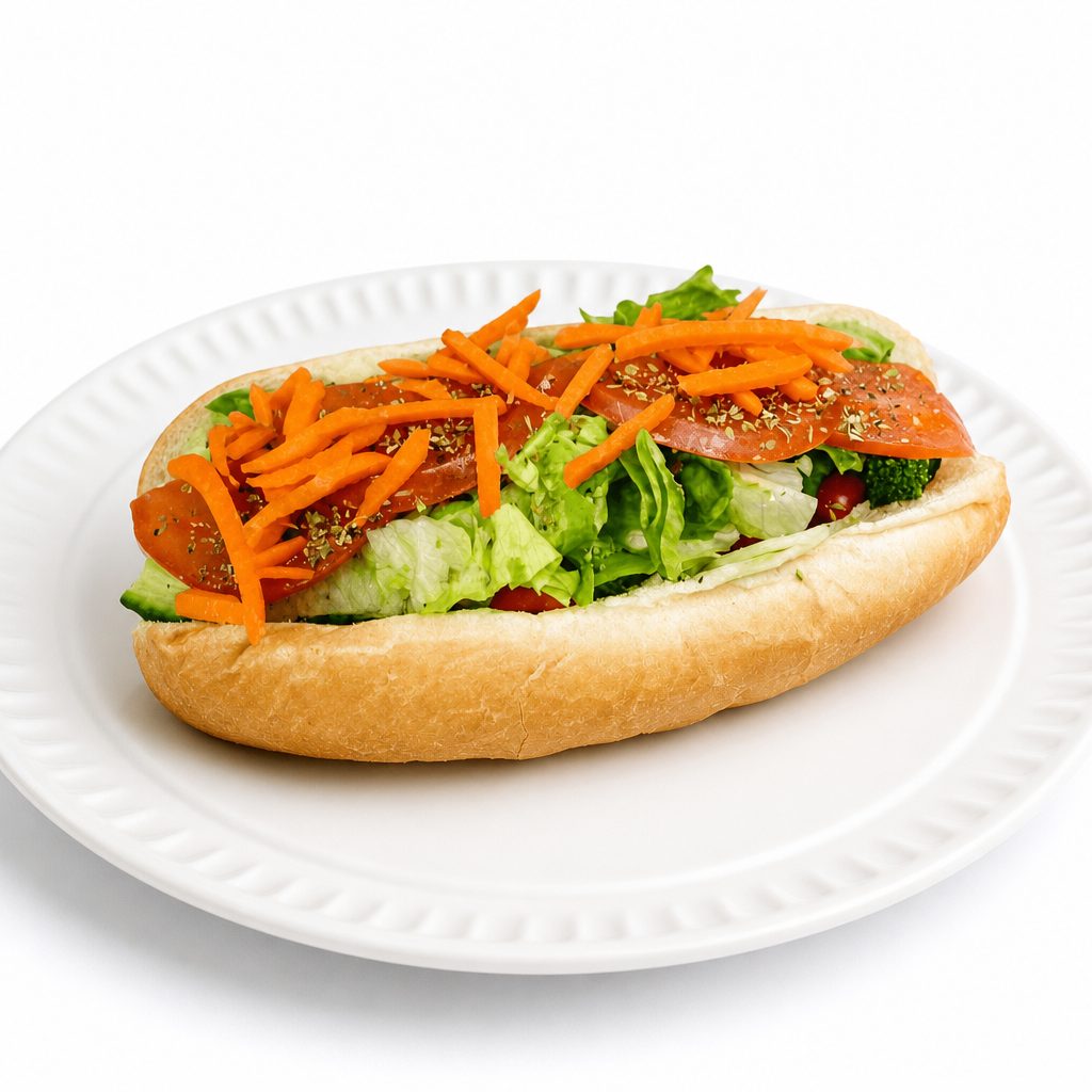 Veggie Hoagie.