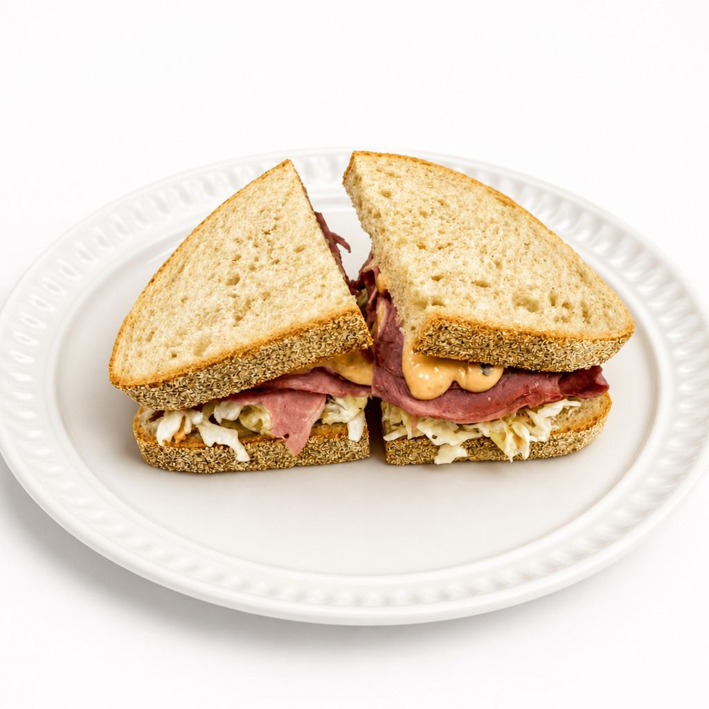 Corned Beef Special Sandwich.