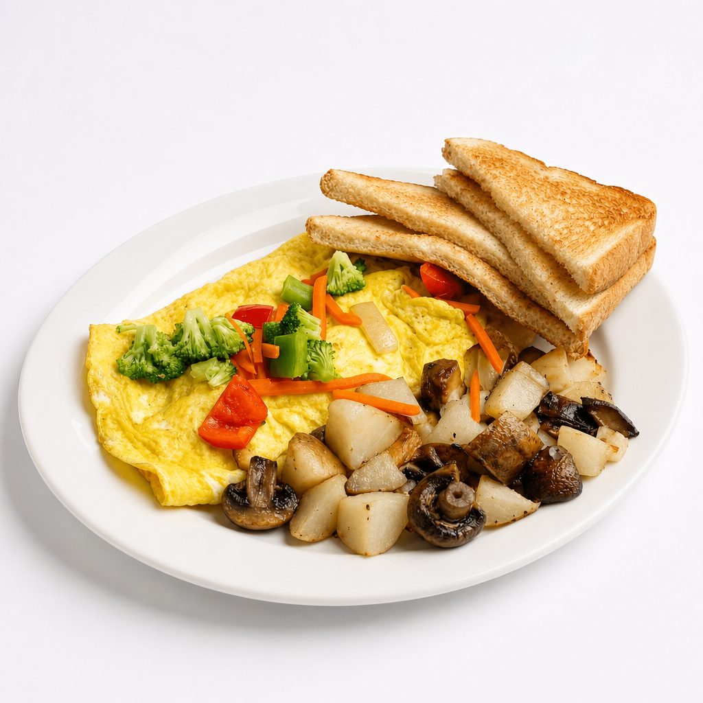 Veggie Omelette.