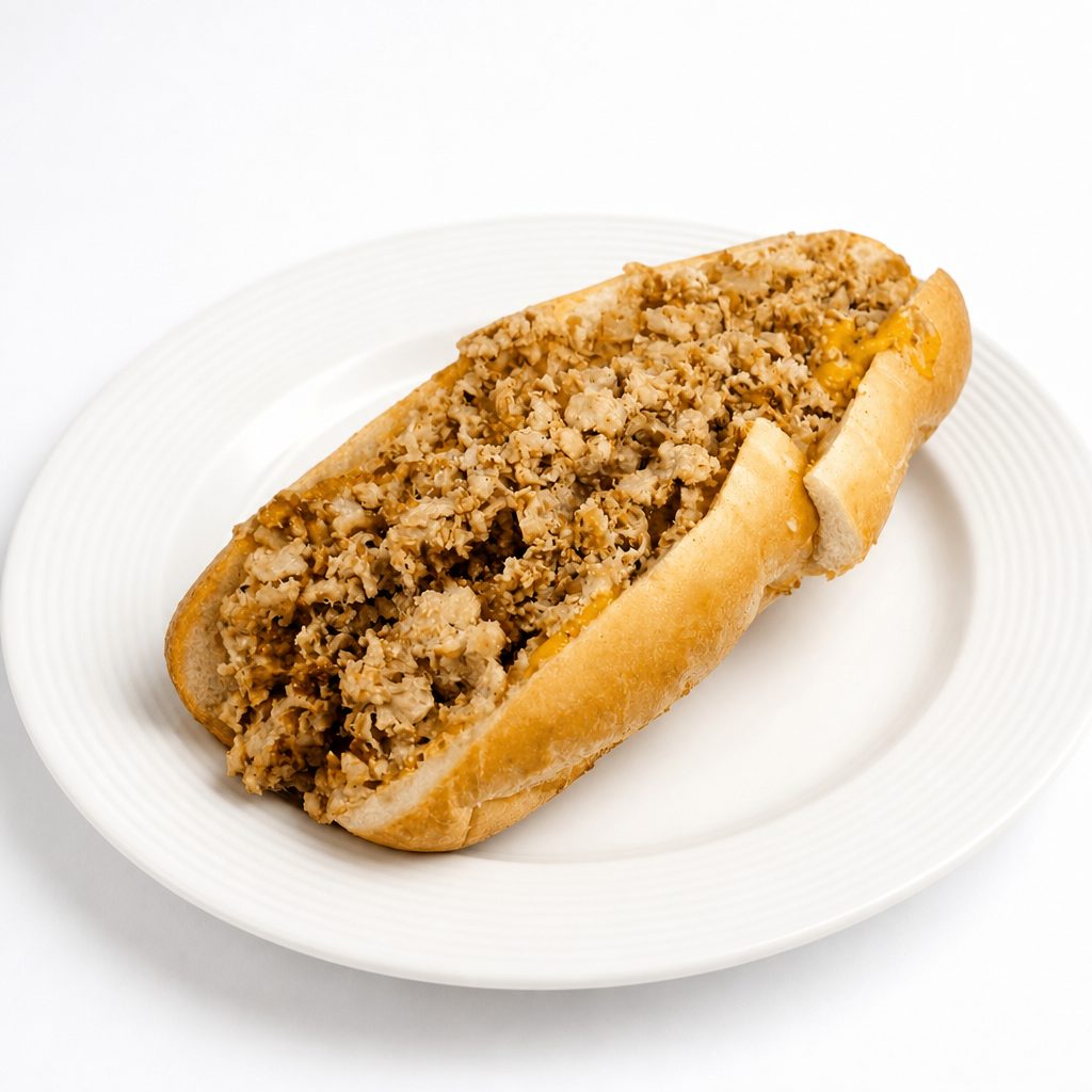Chicken Cheese Steak Hoagie.