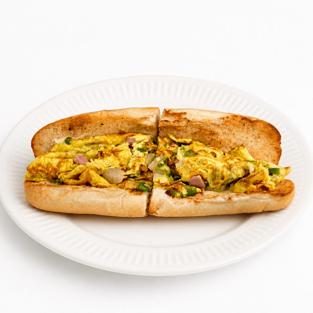 Western Egg with Cheese Sandwich.