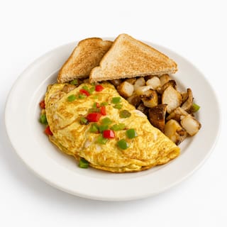 Pepper, Egg & Cheese Omelette