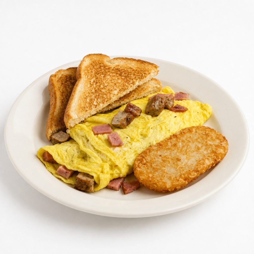 Meat Lover's Omelette.