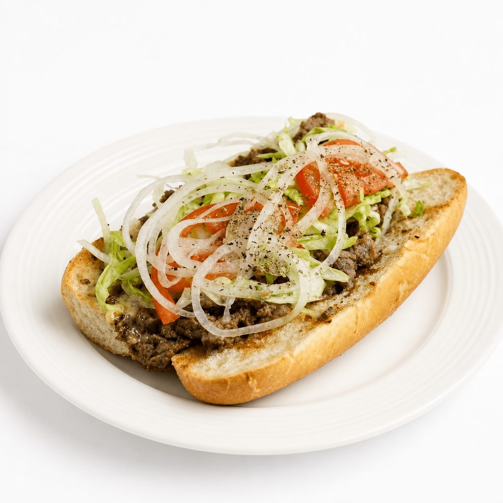 Weber Steak (Cheese Steak Hoagie).
