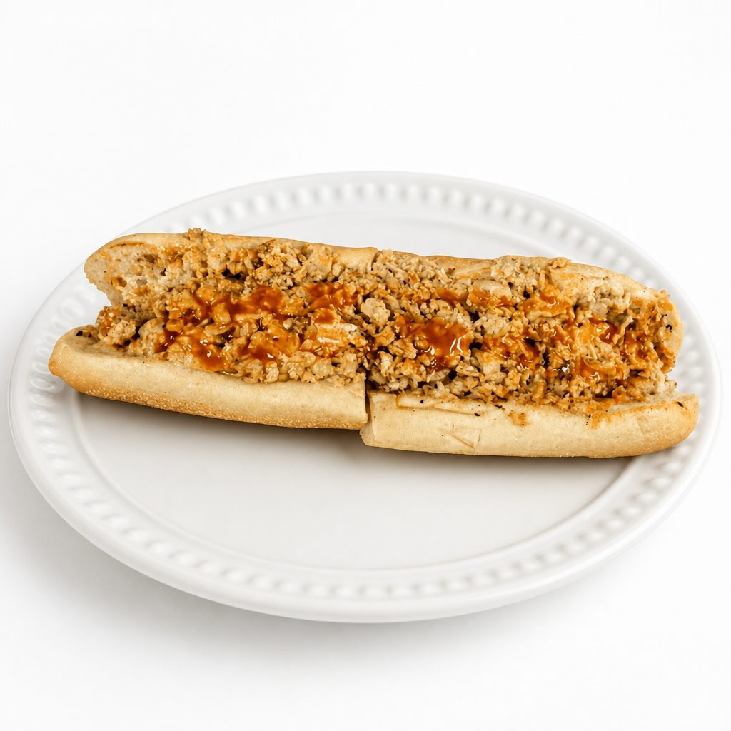 Buffalo Chicken Steak Sandwich.