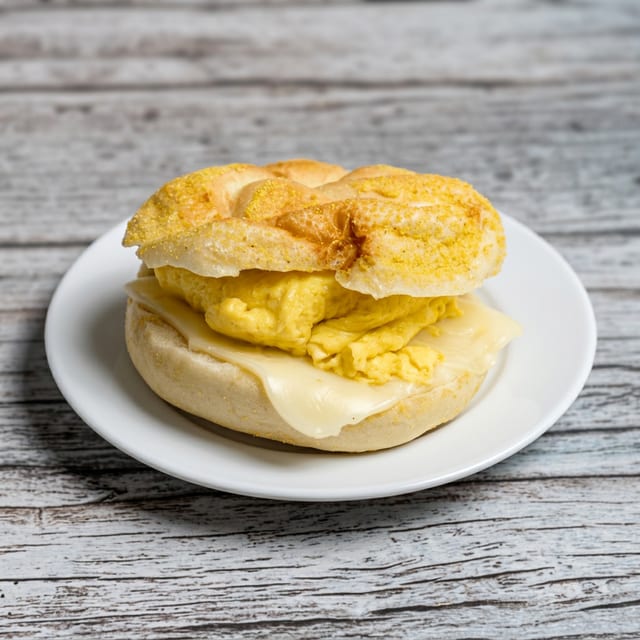 Egg & Cheese Sandwich.