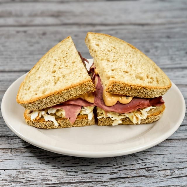 Corned Beef Special Sandwich.