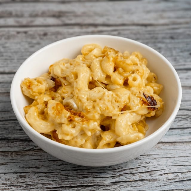 Side of Baked Macaroni & Cheese.