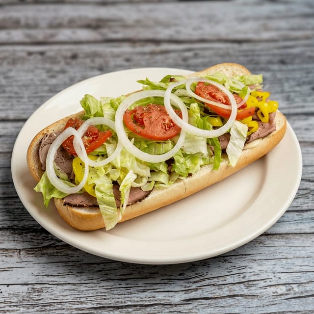 Roast Beef Hoagie.