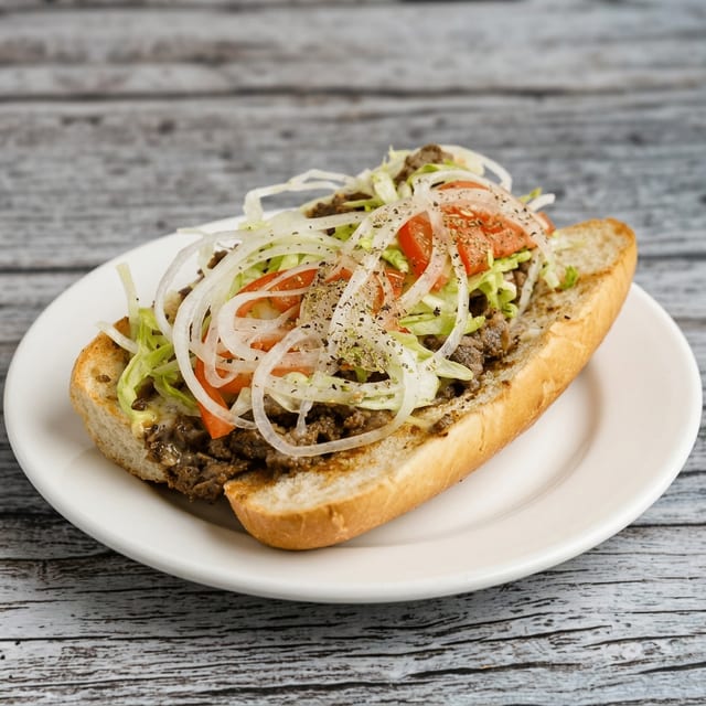Weber Steak (Cheese Steak Hoagie).